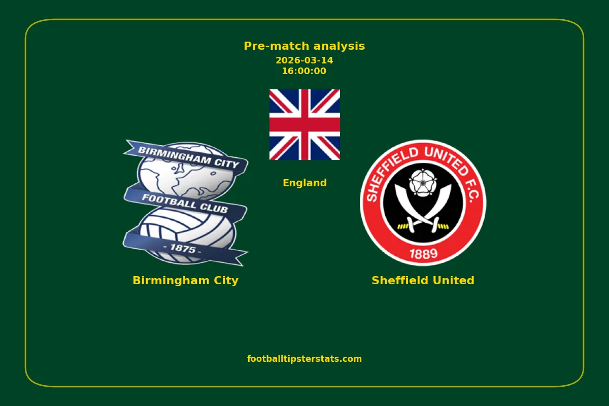 Pre-match analysis: Birmingham City vs Sheffield United on 2026-03-14